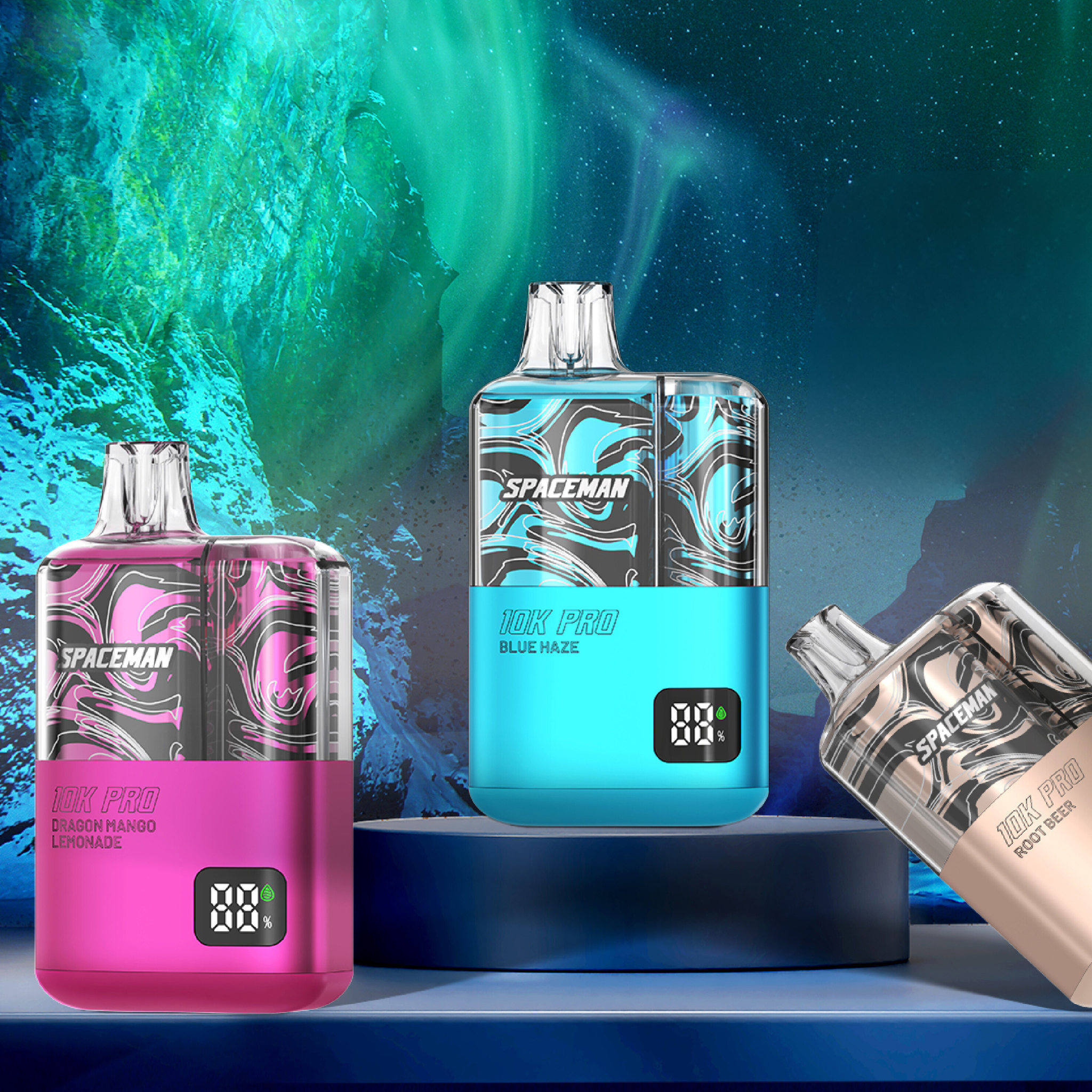 Spaceman 10K Pro: 10,000 Puffs of Tobacco-Free Pod Juice Smokin World Spaceman 10K Pro: 10,000 Puffs of Tobacco-Free Pod Juice Smokin World