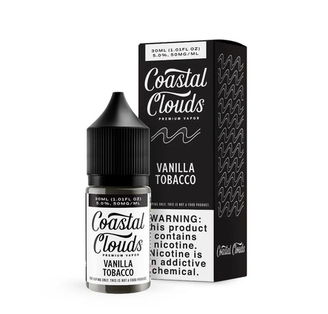 Coastal Clouds Vanilla Tobacco Bottle Box Rendering