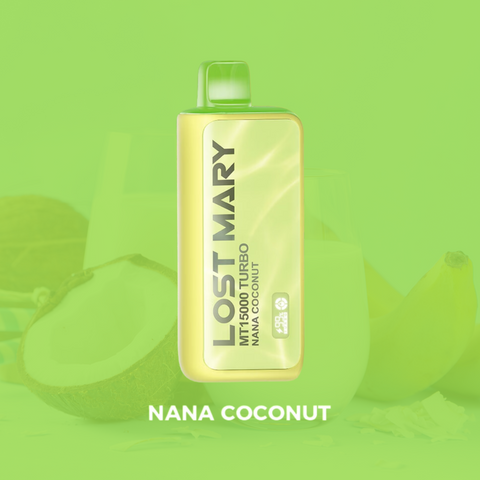 Nana Coconut Lost Mary MT15000 Turbo disposable vape